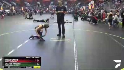 72 lbs Cons. Round 2 - Ryker Gantz, Rocket Trained WC vs Chance Rhodes, Three Rivers Wildcats