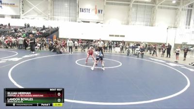 74 lbs Cons. Round 3 - Landon Bowles, Brawlers Elite vs Elijah Herman, Fairport Jr. Red Raiders Wrestling