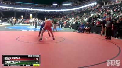 215-5A Cons. Round 2 - Brock Kolstad, Fairview vs Tatum Williams, Fruita Monument