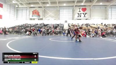 155 lbs Semifinal - Benjamin Rivera, Deep Roots Wrestling Club vs Reggie McCreary, NWAA