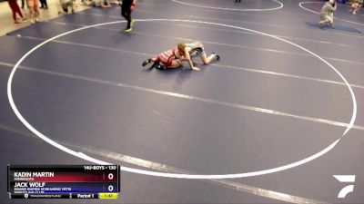 130 lbs Round 1 - Kadin Martin, Minnesota vs Jack Wolf, Grand Rapids Screaming Yetis Wrestling Club