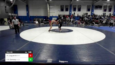 285 lbs 7th Place - Xavier Laguerre, Brockton vs Kazunari Conway, Algonquin