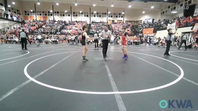 76 lbs Quarterfinal - Rylan Jenkins, Fort Gibson Youth Wrestling vs Jericho Burkart, Tahlequah Wrestling Club