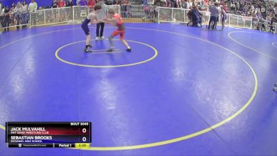 100 lbs Round 1 - Jack Mulvahill, Mat Sense Wrestling Club vs Sebastian Brooks, McDaniel High School