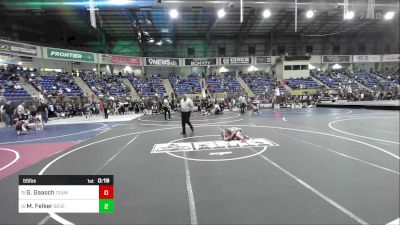 55 lbs Consi Of 4 - Graeson Gaasch, Team Grand Valley Elite vs Macoy Felker, Severance