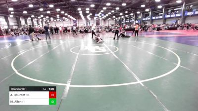 120 lbs Round Of 32 - Adriana DeGroat, MA vs Maisa Allen, VT