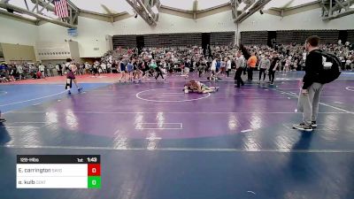 128-H lbs Round Of 64 - Elijah Carrington, Savage Wrestling Academy vs Owen Kulb, Centurion