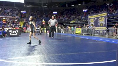 50 lbs Quarterfinal - Charae Gregula, Mt. Lebanon vs Maya Houseknecht, Montgomery