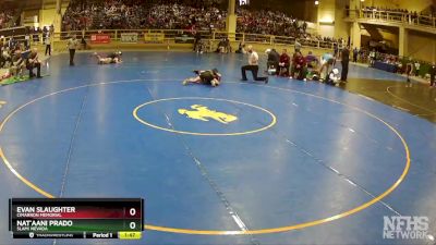 120 lbs Quarterfinal - Nat`aani Prado, SLAM! NEVADA vs Evan Slaughter, Cimarron Memorial