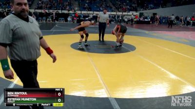 4A-160 lbs Quarterfinal - Estefan Muneton, Henley vs Ben Rintoul, Scappoose