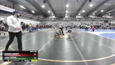 85 lbs Cons. Round 4 - Hudson Sherry, Bonhomme Wrestling-AAA  vs Acen Forfar, Cameron Youth Wrestling Club-AA