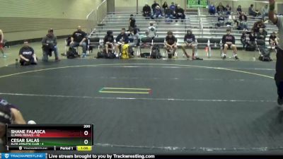 200 lbs Round 1 (6 Team) - Cesar Salas, Elite Athletic Club vs Shane Falasca, Illinois Menace