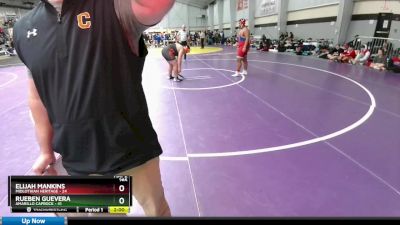 285 lbs Quarters & 1st Wb (16 Team) - Elijah Mankins, Midlothian Heritage vs Rueben Guevera, Amarillo Caprock