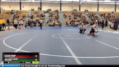 133 lbs Cons. Semi - Lucas Ryan, Minnesota State vs Braiden Kort, Augustana