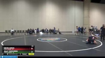 129 lbs Placement Matches (16 Team) - Riley Dahlgren, The Outsiders vs Kevin Giron, Eagle Empire