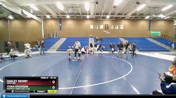 41-44 lbs Round 3 - Oakley Newby, Westlake vs Titan Knudsen, Fremont Wrestling Club