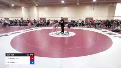 52 kg Rnd Of 32 - Zack Samano, Team Thunder Wrestling Club vs Aiden Arnett, Illinois