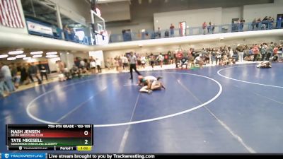 103-105 lbs Round 3 - Tate Mikesell, Sanderson Wrestling Academy vs Nash Jensen, Delta Wrestling Club