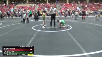 58 lbs Champ. Round 2 - Elijah Hager, Chapman vs Lane Gilman, Carroll Wrestling Club