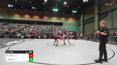 138 lbs Consi Of 8 #2 - Marcos Torrez, Toppenish vs Thomas Dalton, Green River