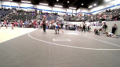 70 lbs Rr Rnd 5 - Jaxon Hines, Comanche Takedown Club vs Hayden Radebaugh, Little Axe Takedown Club