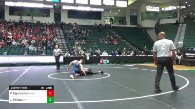 149 lbs Quarterfinal - Pj Ogunsanya, Army vs Jared Prince, Navy