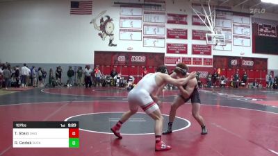 197 lbs Round Of 16 - Tyler Stein, Ohio State-Unattached vs Riley Godek, Bucknell