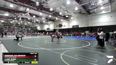 190 lbs Champ. Round 2 - Kyree Rubio, Canyon Springs vs Adrienne Malsberger, Wilson Long Beach