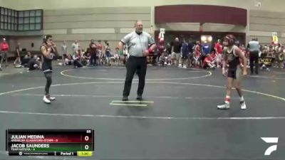 85 lbs Round 1 (6 Team) - Jacob Saunders, Team Gotcha vs Julian Medina, American Gladiators-Storm