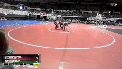 138 lbs Semis & Wb (16 Team) - Derrick Brown, Eastern View vs Anthony Depaul, St. Augustine Prep