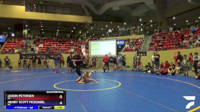 98 lbs Quarterfinal - Jaxon Petersen, NE vs Henry Scott McDoniel, AR