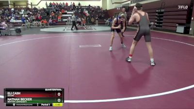 JV-7 lbs Quarterfinal - Eli Cash, Solon vs Nathan Becker, Benton Community