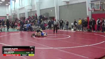 149 lbs Finals (2 Team) - Max Brown, Muskegon CC vs Zachary Platte, Adrian College