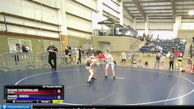 105 lbs 1st Place Match - Shane Ostermiller, Alaska vs Daniel Green, Montana