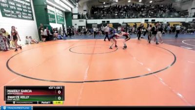 112 lbs Semifinal - Makeily Garcia, New Plymouth vs Swayze Kelly, East Valley