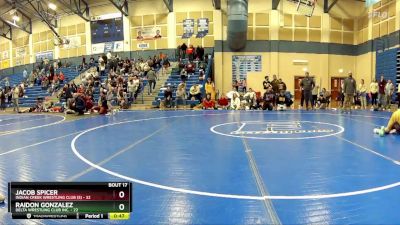 105 lbs Placement Matches (8 Team) - Raidon Gonzalez, Delta Wrestling Club Inc. vs Jacob Spicer, Indian Creek Wrestling Club (S)