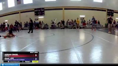 120 lbs Quarterfinal - Adrian Origel, Indiana vs Isaac Ash, Contenders Wrestling Academy