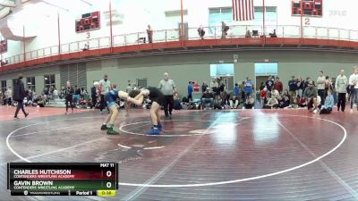 126 lbs Cons. Round 5 - Gavin Brown, Contenders Wrestling Academy vs Charles Hutchison, Contenders Wrestling Academy