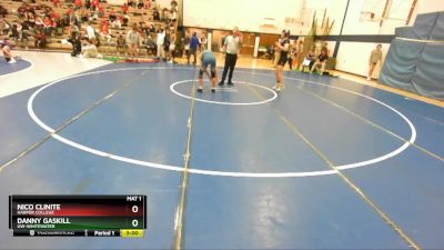 141 lbs Cons. Round 2 - Danny Gaskill, UW-Whitewater vs Nico Clinite, Harper College