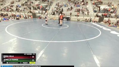 73 lbs Quarterfinal - Emma Villa, WA vs Aurellia Ramos, UT