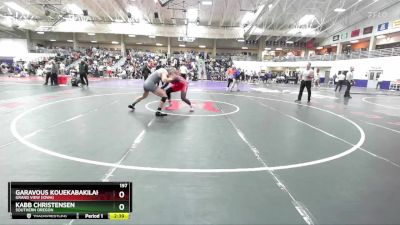 197 lbs Champ. Round 1 - Garavous Kouekabakilaho, Grand View (Iowa) vs Kabb Christensen, Southern Oregon