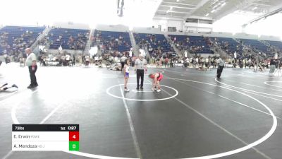 73 lbs Consi Of 4 - Emmett Erwin, Powerline WC vs Andy Mendoza, Hd Jets