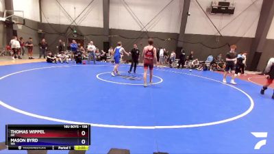 138 lbs Cons. Round 3 - Thomas Wippel, OR vs Mason Byrd, WA