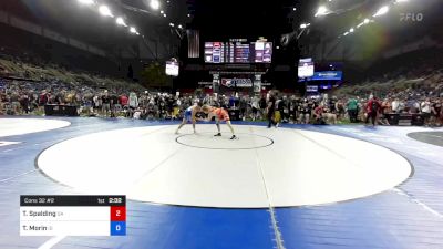 126 lbs Cons 32 #2 - Tanner Spalding, Georgia vs Treygen Morin, Idaho