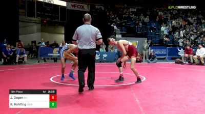 149 lbs 5th Place - Jarrett Degen, Iowa State vs Russell Rohlfing, CSU-Bakersfield