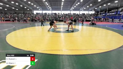 120 lbs Consi Of 64 #2 - Kevin Ruland, NJ vs Alex Oberc, CT