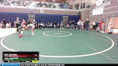 105 lbs Semifinal - Pain Martinez, TW Wrestling vs Ben Vertner, Small Town Wrestling