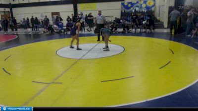 100lbs Champ. Round 2 - Praline Werner, Puyallup (Girls) vs Ashley Hernandez Moreno, Century