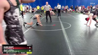 115 lbs Round 2 (8 Team) - Riley Lovell, Neighborhood Wrestling vs Aldin Short, Dayton Bandits