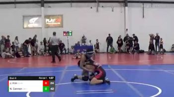 125 lbs Round 2 (6 Team) - Noah Cannon, VB FIGHTHOUSE vs Joshua Kim, SCANLAN WA